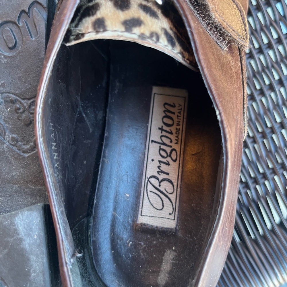 Brighton Leopard Haircalf Leather Loafers - Picture 6 of 10